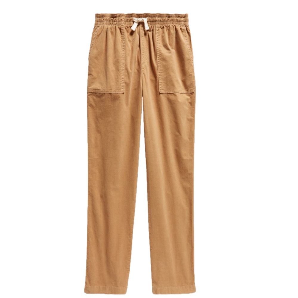 Big Kid Vineyard Vines Jetty Stretch Cotton Corduroy Tan Pants